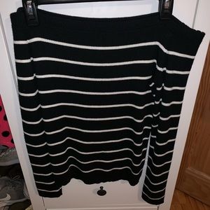 Over the shoulder long sleeve shirt
